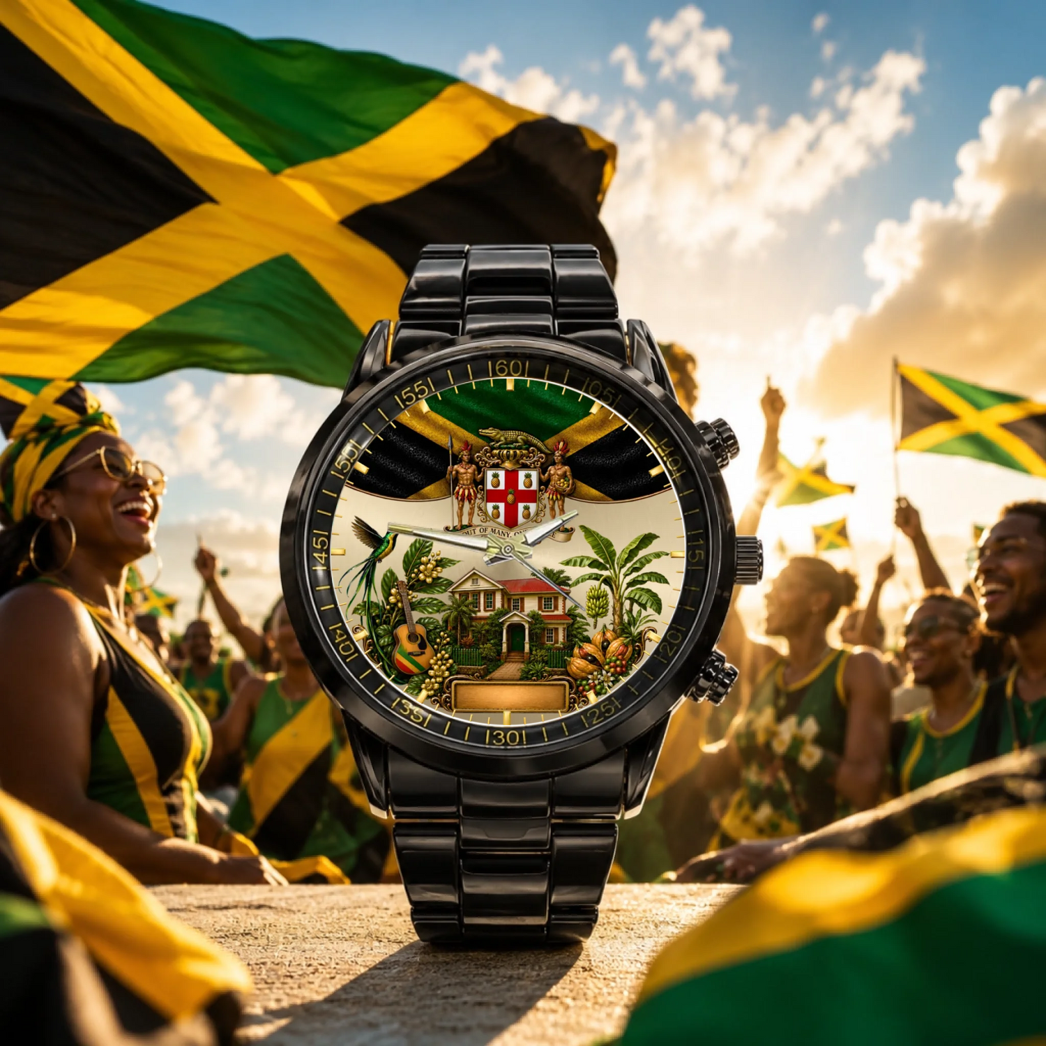 jamaican-pride-custom-watch-flag-celebration