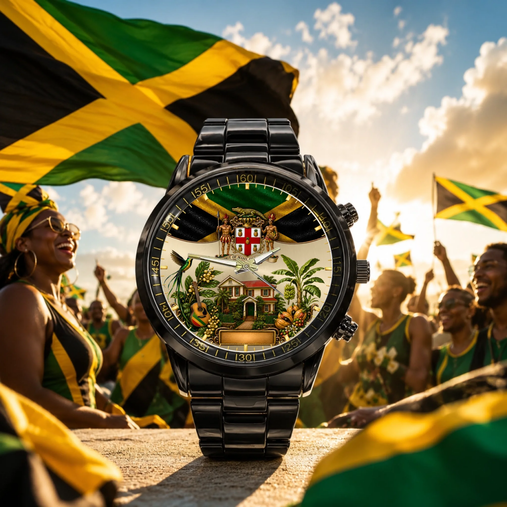 jamaican-pride-custom-watch-flag-celebration