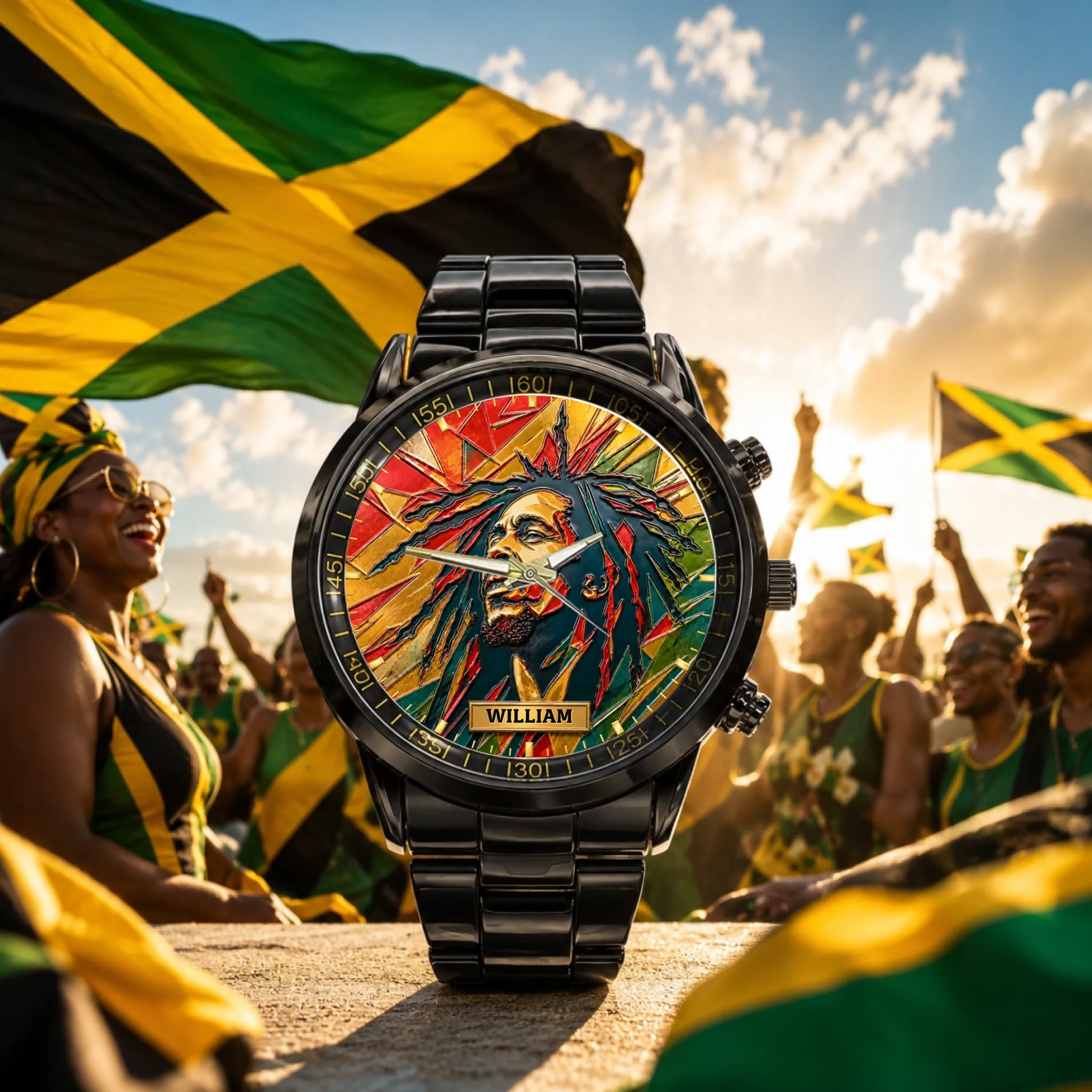 jamaican-pride-custom-watch-flag-celebration