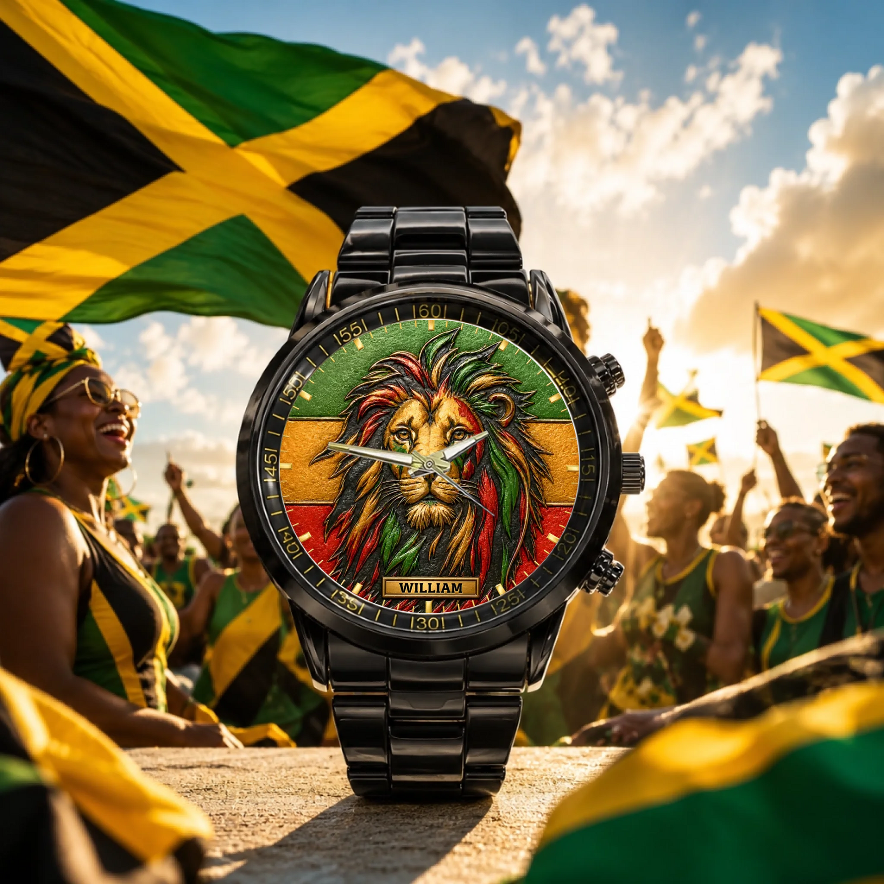 jamaican-pride-custom-watch-flag-celebration