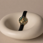 custom-black-gold-leather-watch-sculptural-bowl