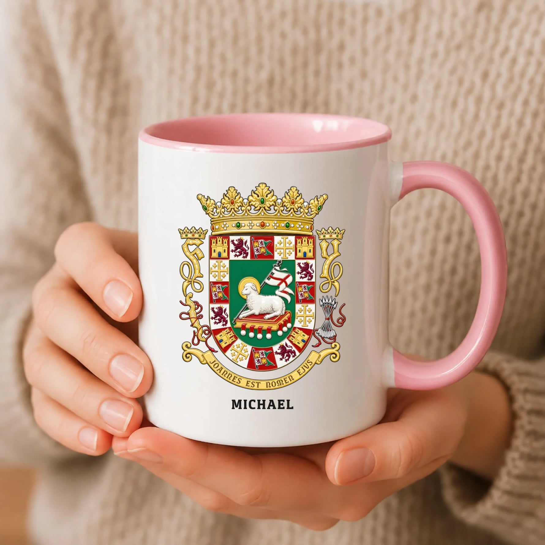 4 personalized-photo-ceramic-mug-pink-handle-handheld