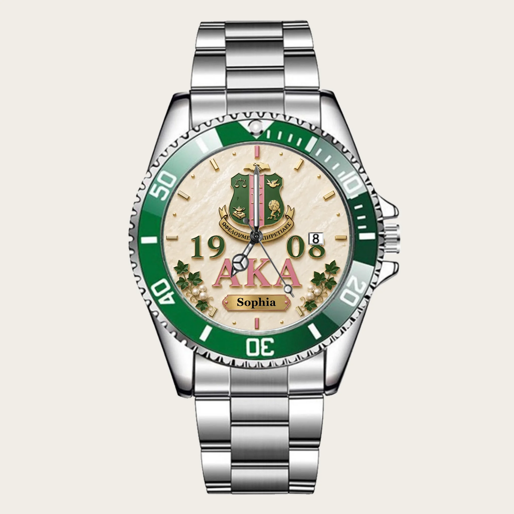 16_custom-green-bezel-silver-alloy-watch
