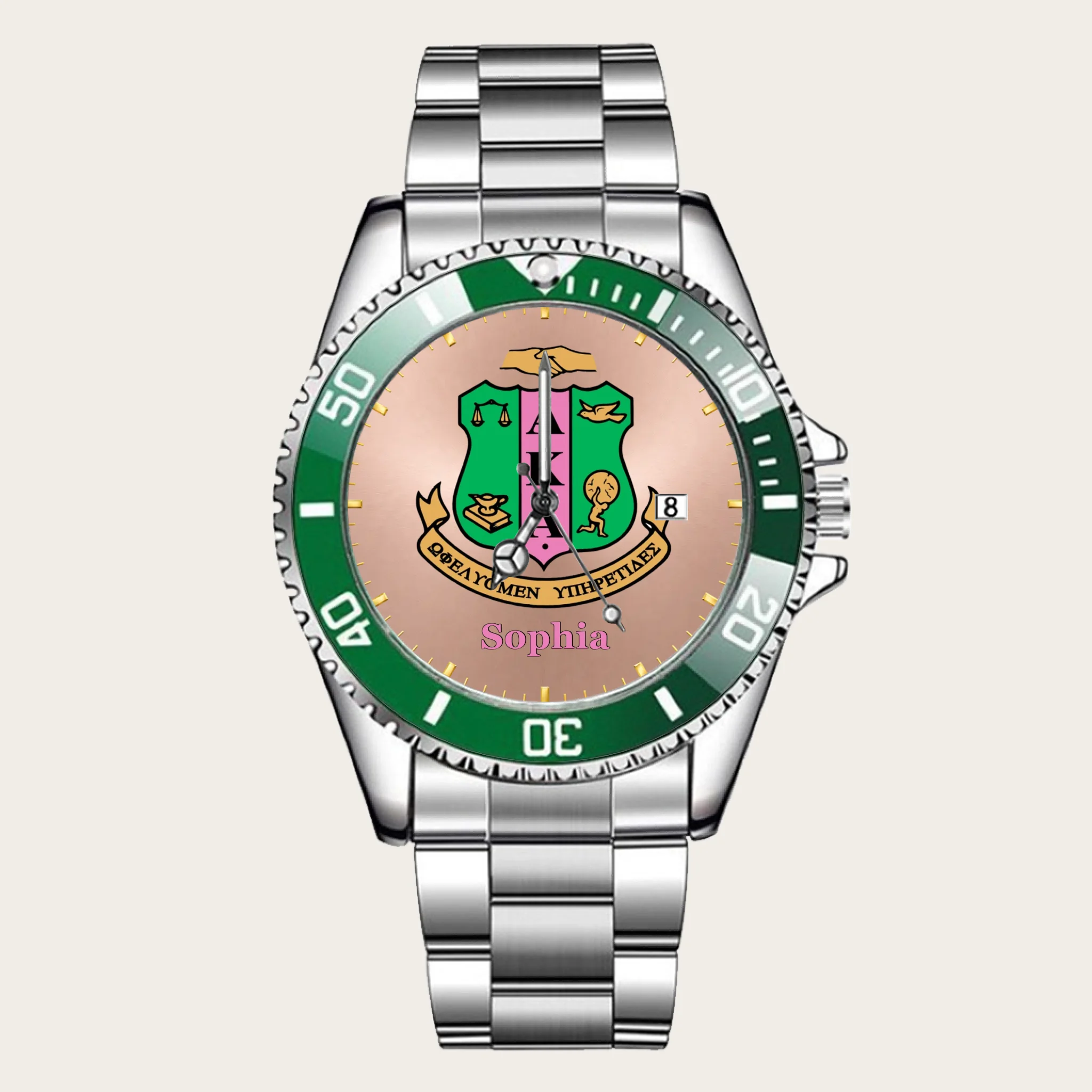16_custom-green-bezel-silver-alloy-watch
