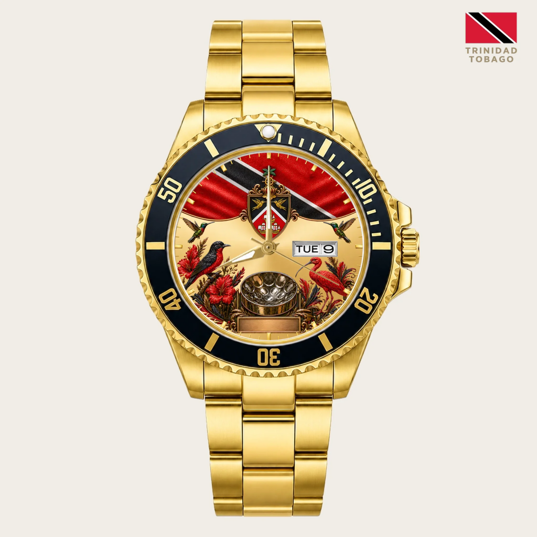 21_new2605custom-gold-black-alloy-watch