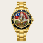 21_new2605custom-gold-black-alloy-watch