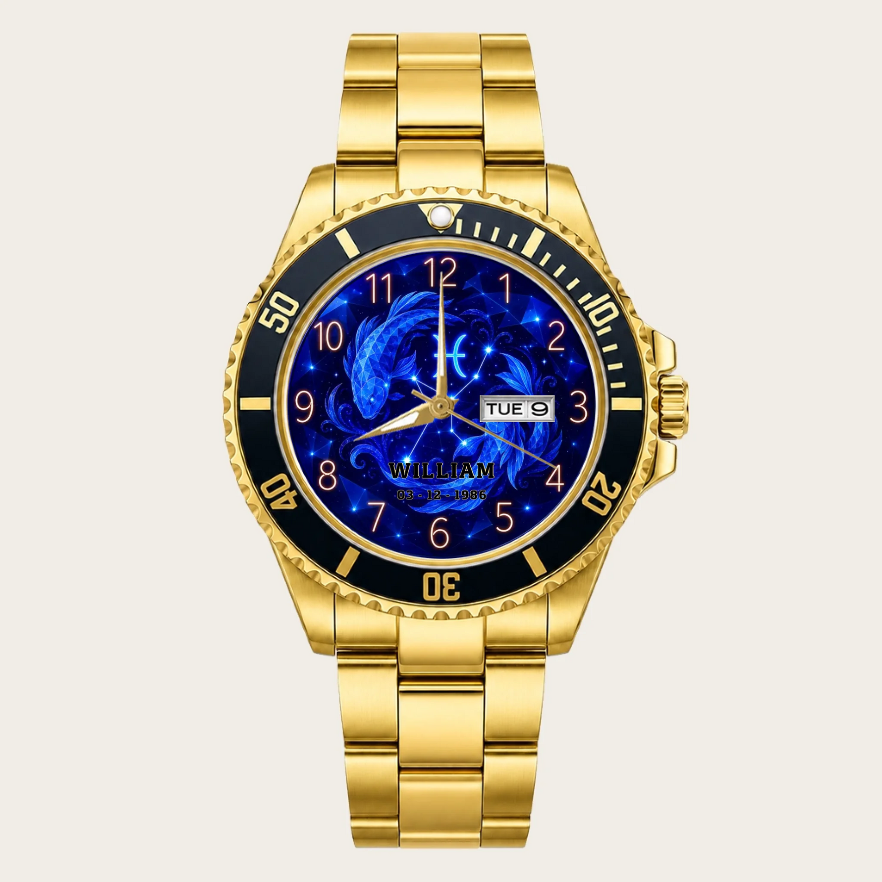 21_new2605custom-gold-black-alloy-watch