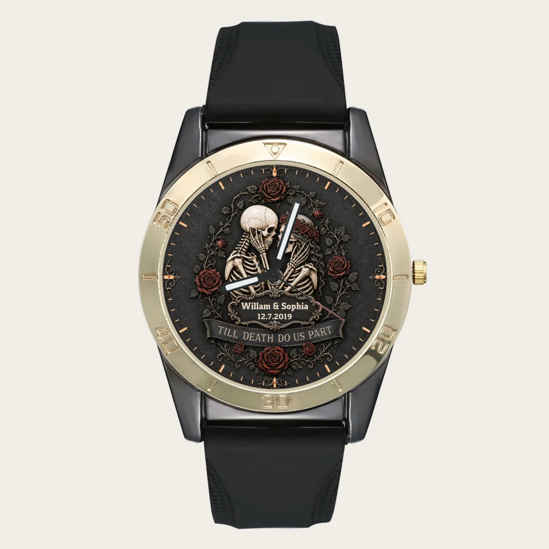 15_custom-black-gold-silicone-strap-watch
