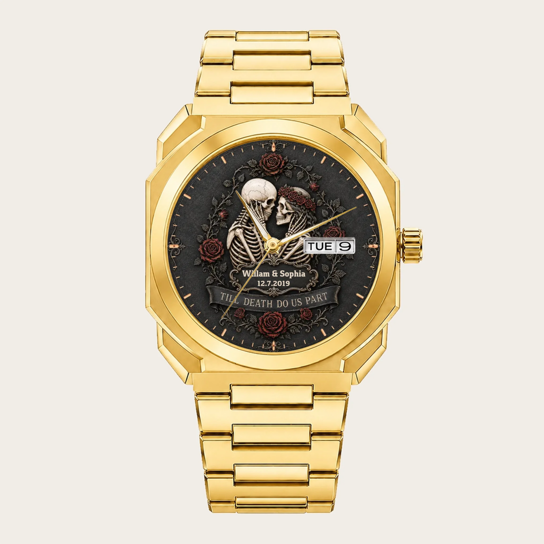 17_new2601-custom-gold-alloy-watch-black-dial