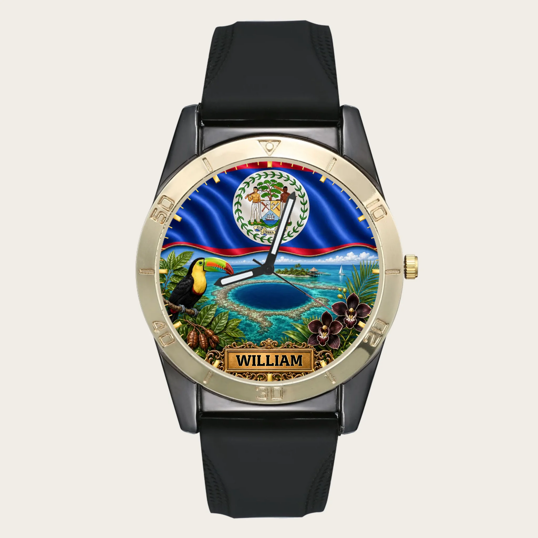 15_custom-black-gold-silicone-strap-watch