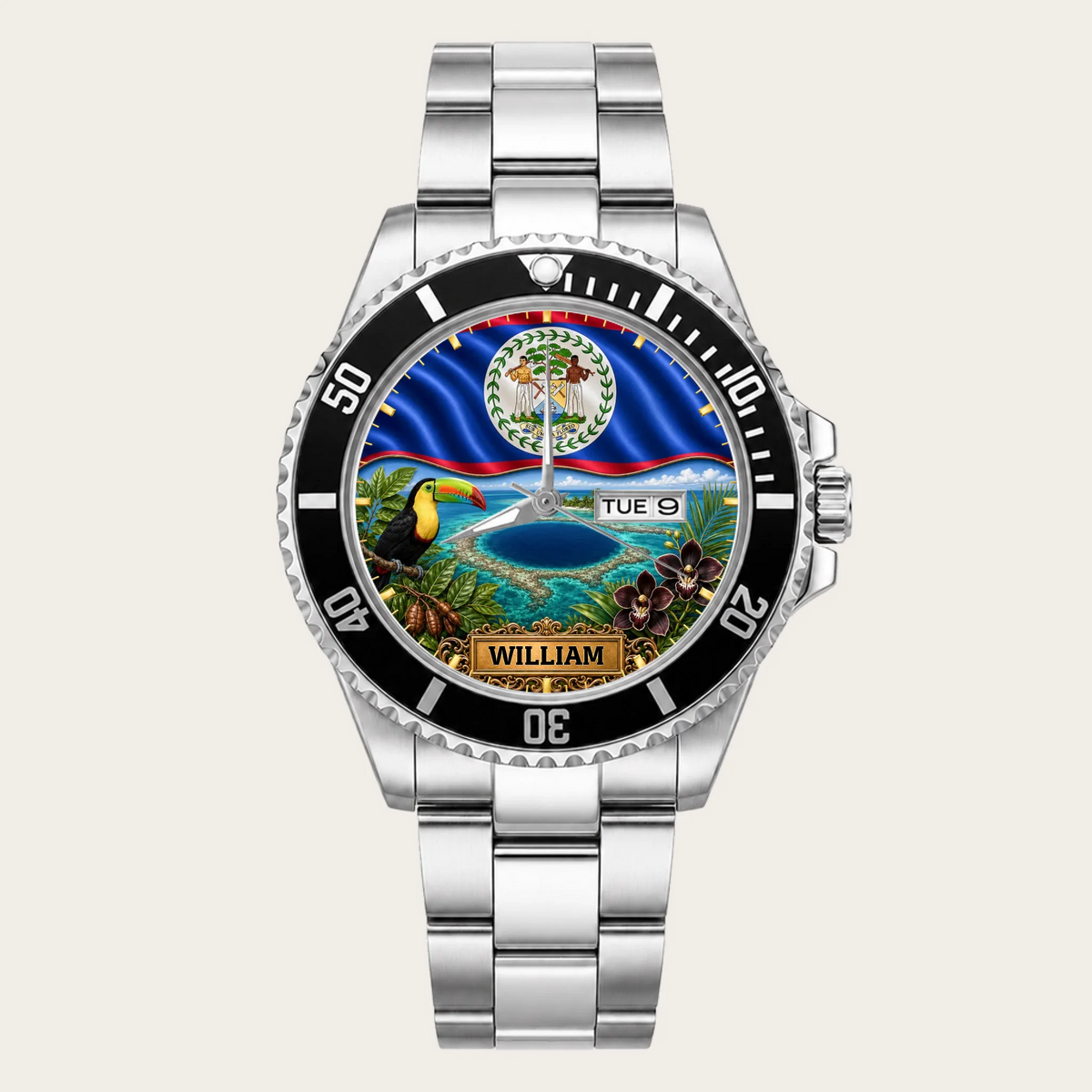 24_new2608-custom-silver-black-alloy-watch