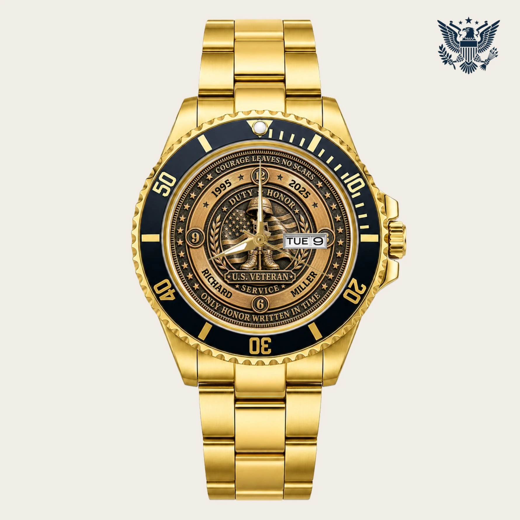 21_new2605custom-gold-black-alloy-watch