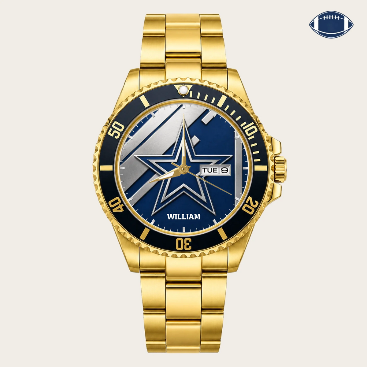 21_new2605custom-gold-black-alloy-watch