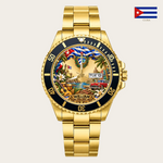 21_new2605custom-gold-black-alloy-watch