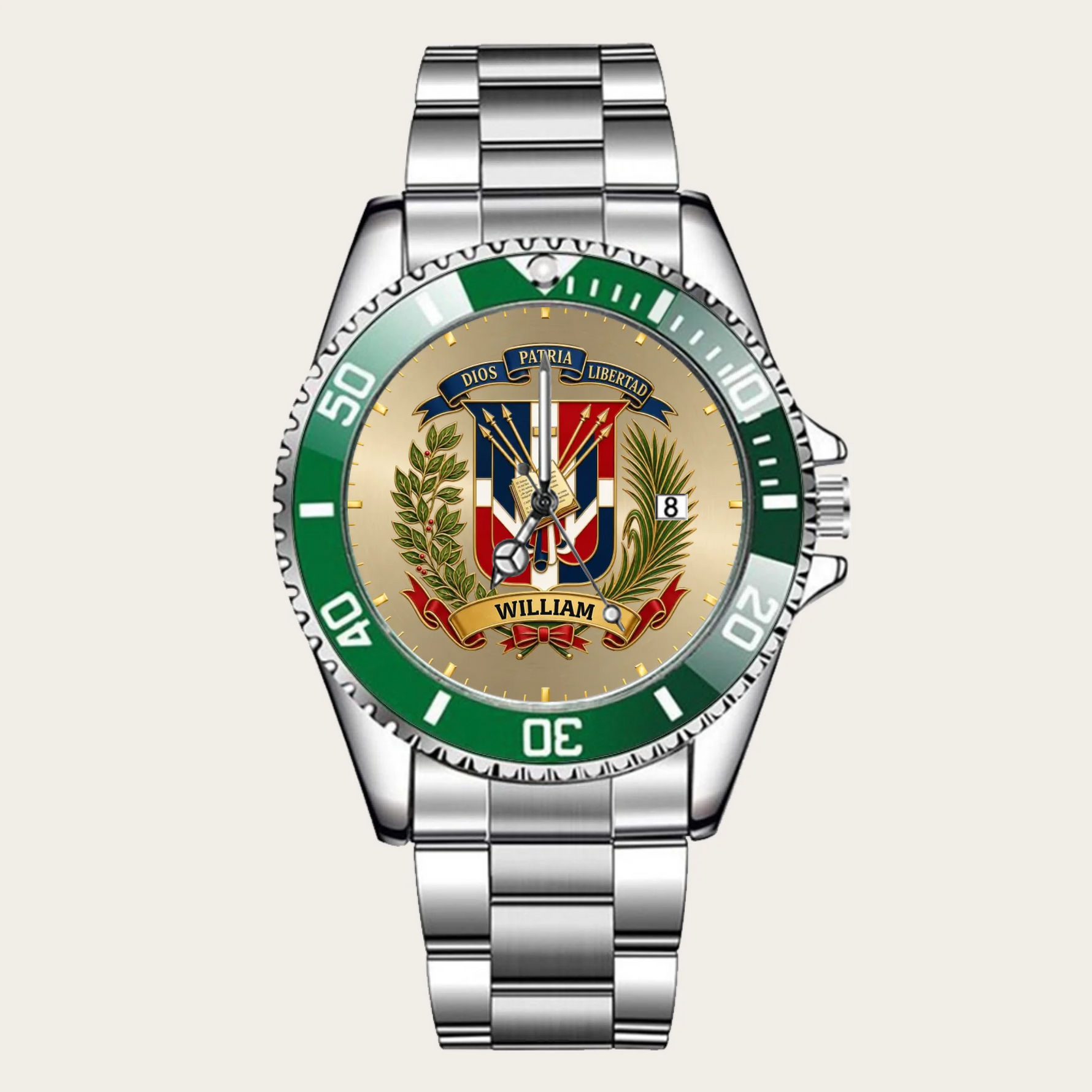 16_custom-green-bezel-silver-alloy-watch