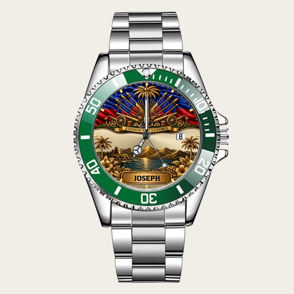 16_custom-green-bezel-silver-alloy-watch