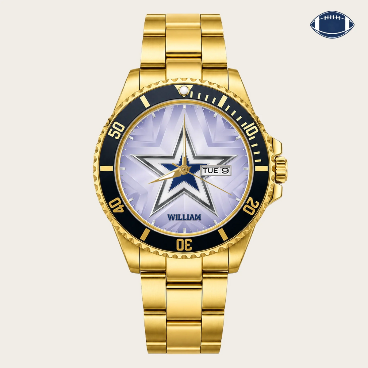 21_new2605custom-gold-black-alloy-watch