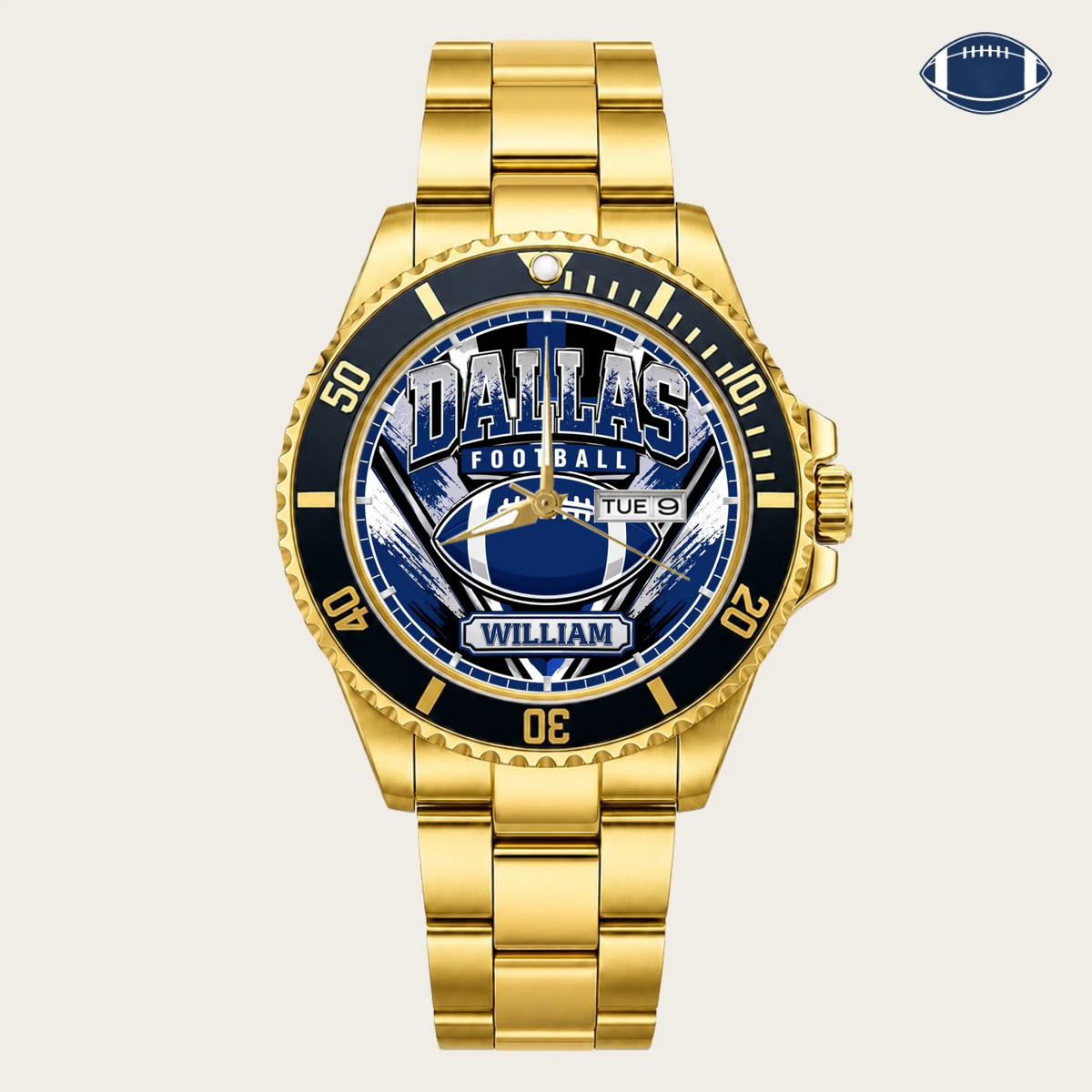 21_new2605custom-gold-black-alloy-watch
