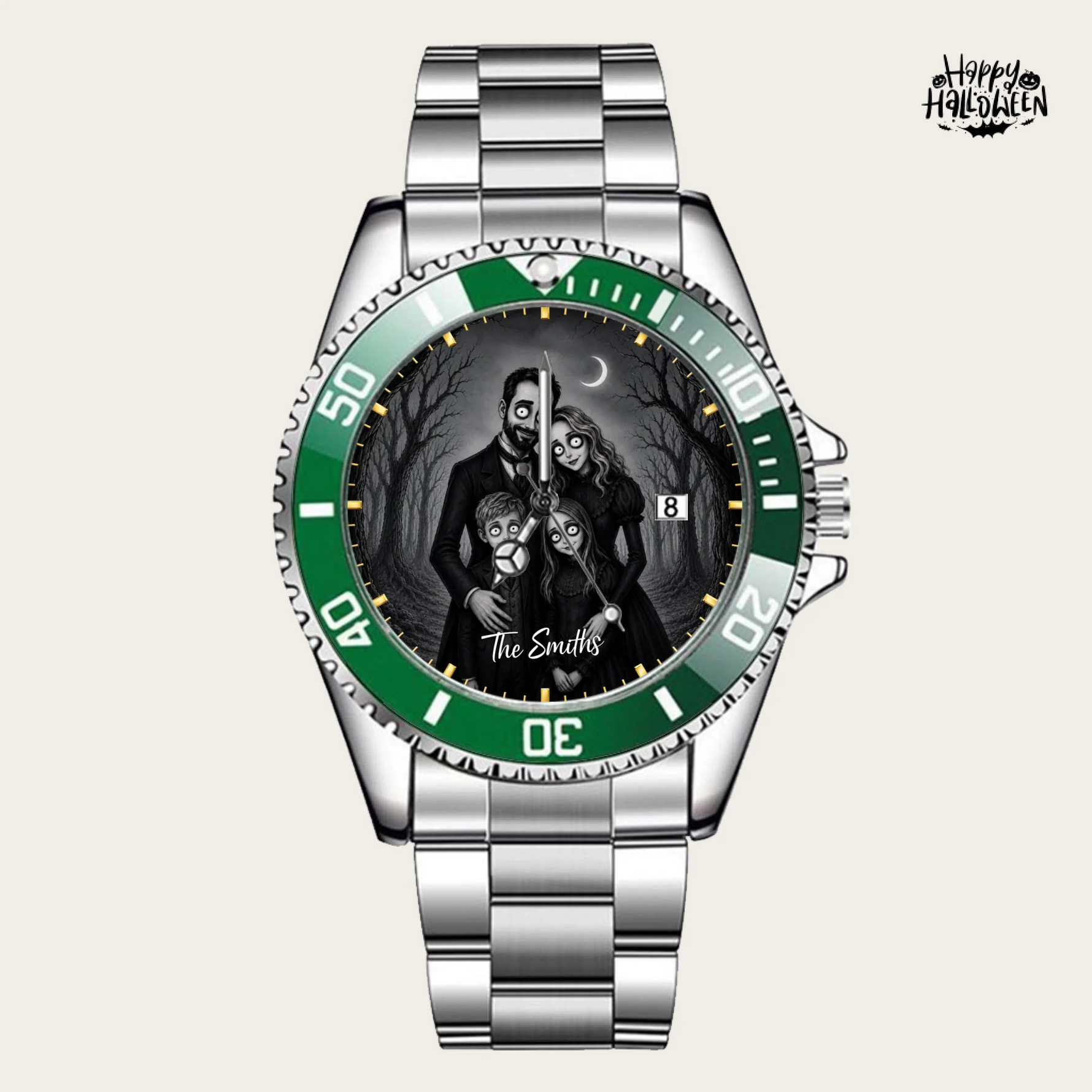 16_custom-green-bezel-silver-alloy-watch