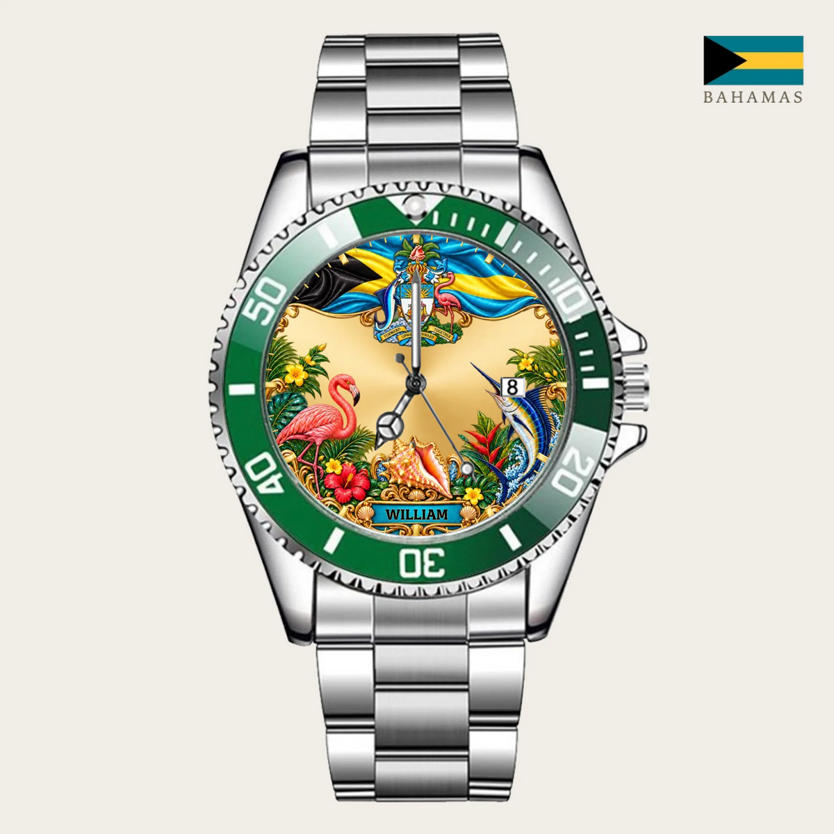 16_custom-green-bezel-silver-alloy-watch