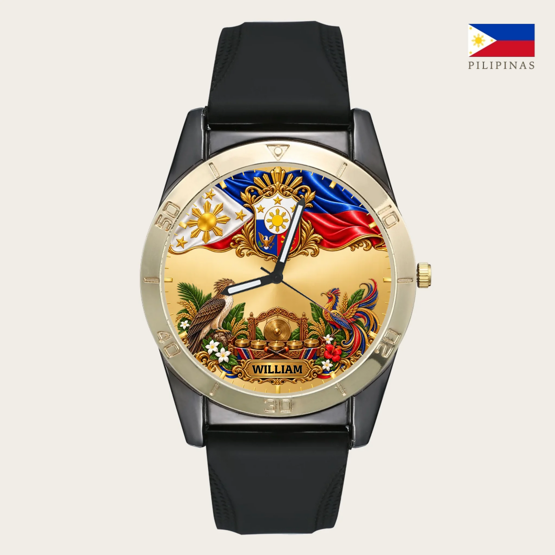 15_custom-black-gold-silicone-strap-watch