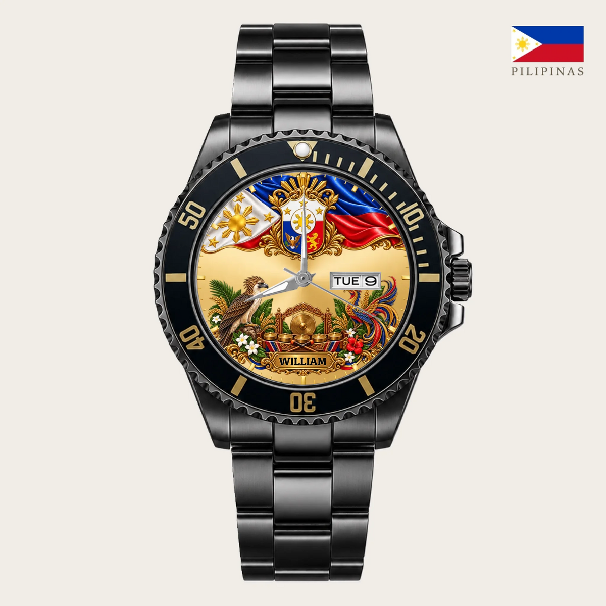 23_new2607-custom-black-gold-alloy-watch