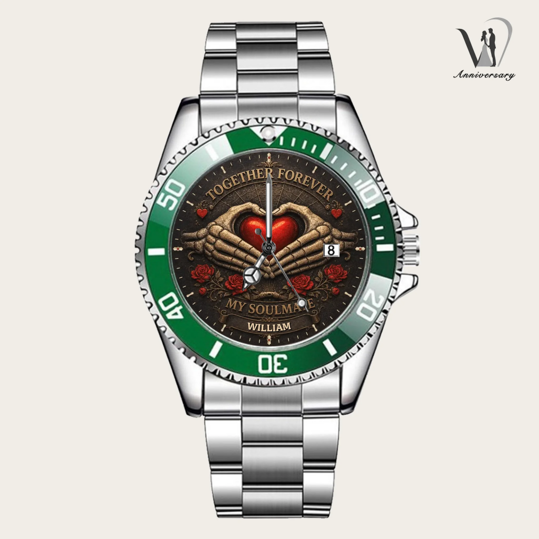 16_custom-green-bezel-silver-alloy-watch