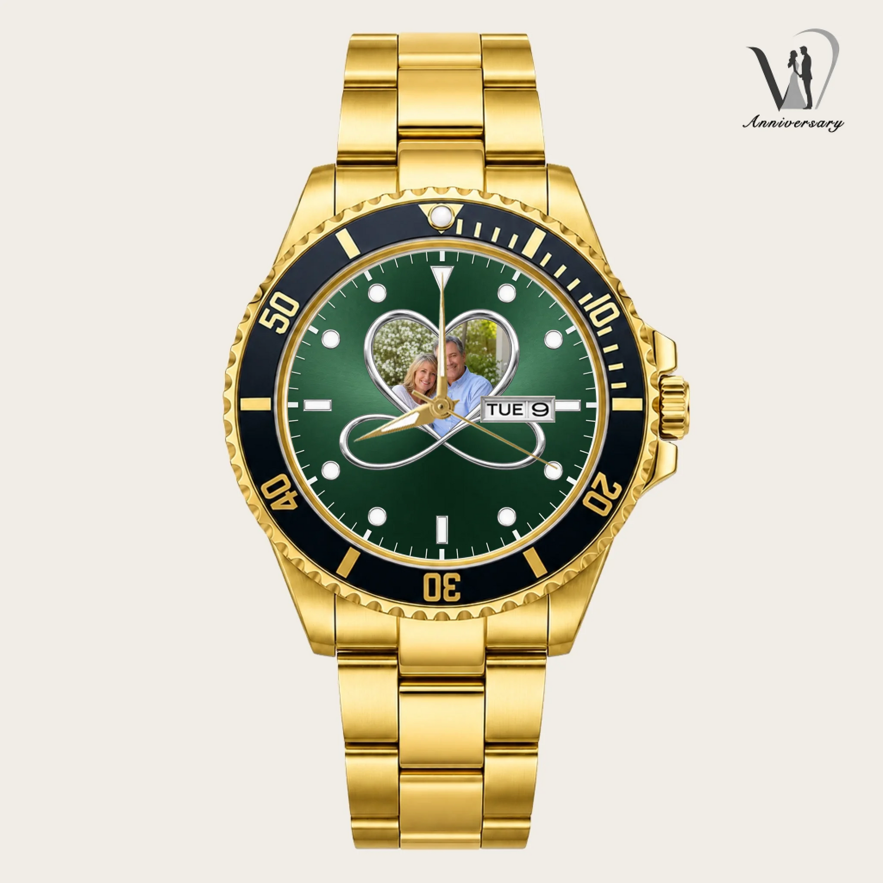 21_new2605custom-gold-black-alloy-watch