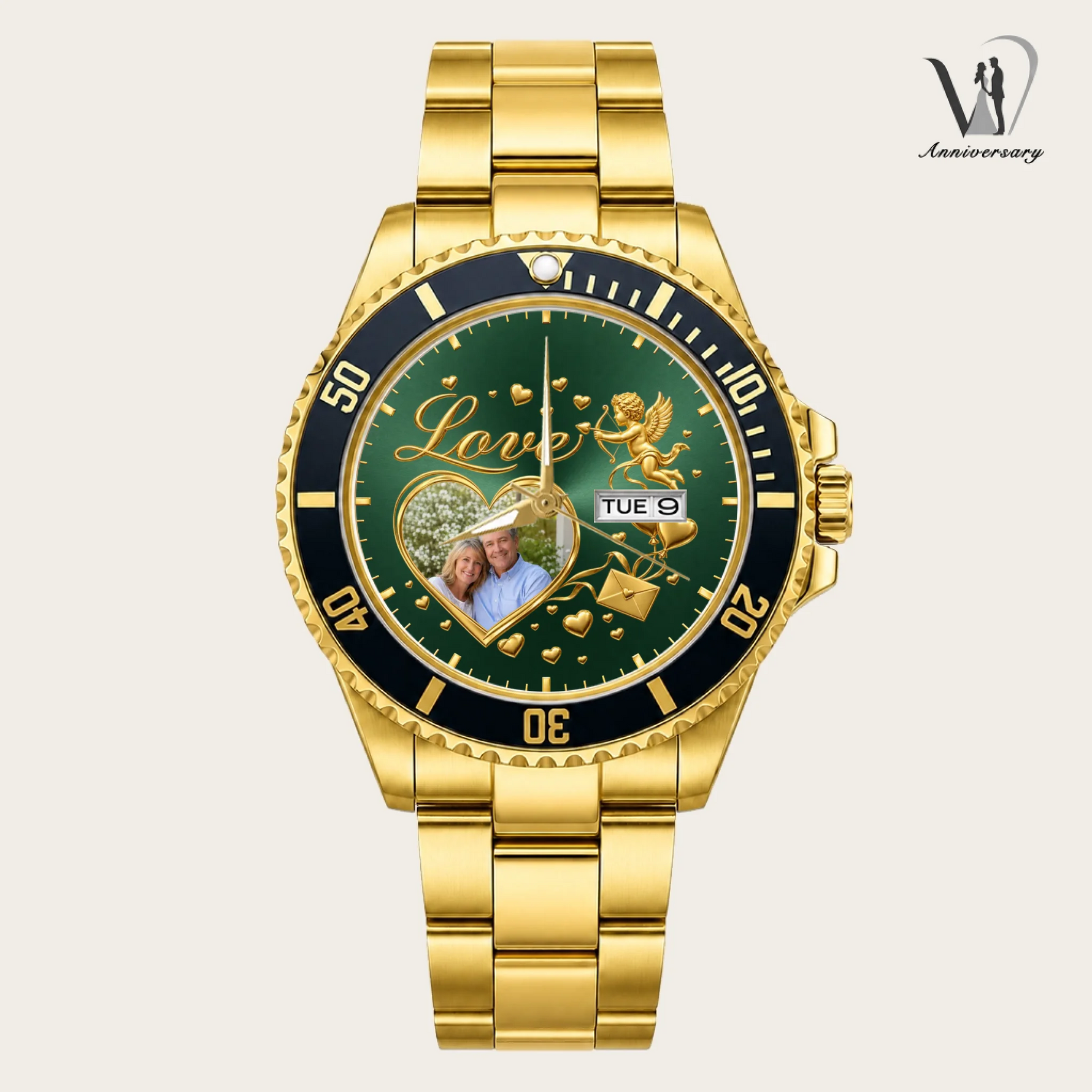 21_new2605custom-gold-black-alloy-watch