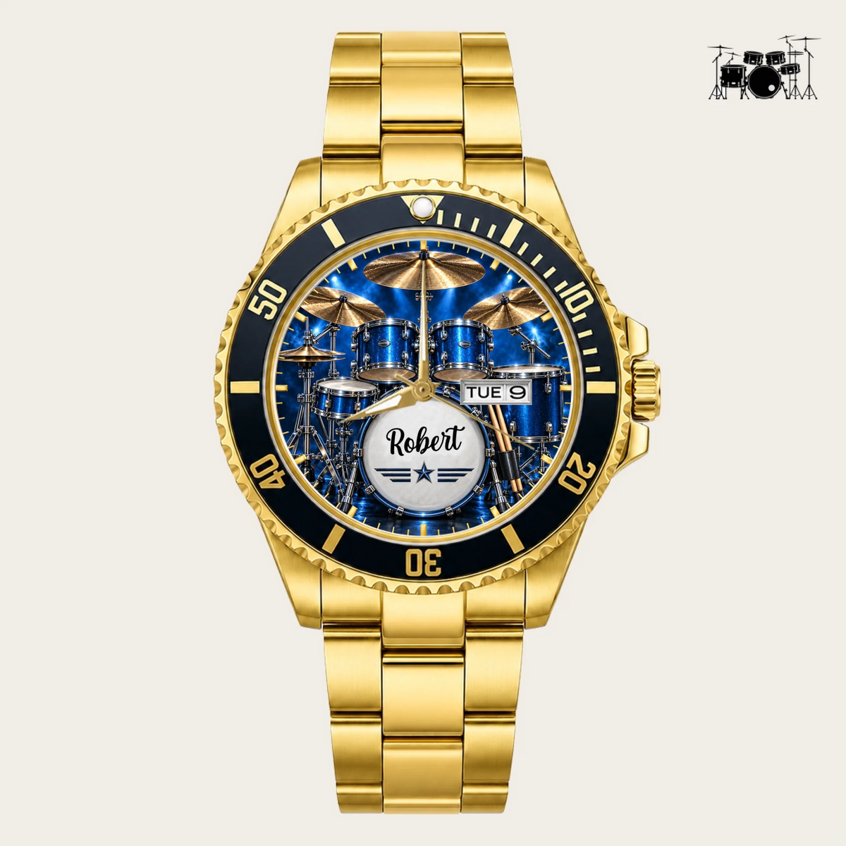 21_new2605custom-gold-black-alloy-watch