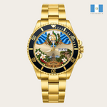 21_new2605custom-gold-black-alloy-watch