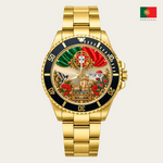 21_new2605custom-gold-black-alloy-watch