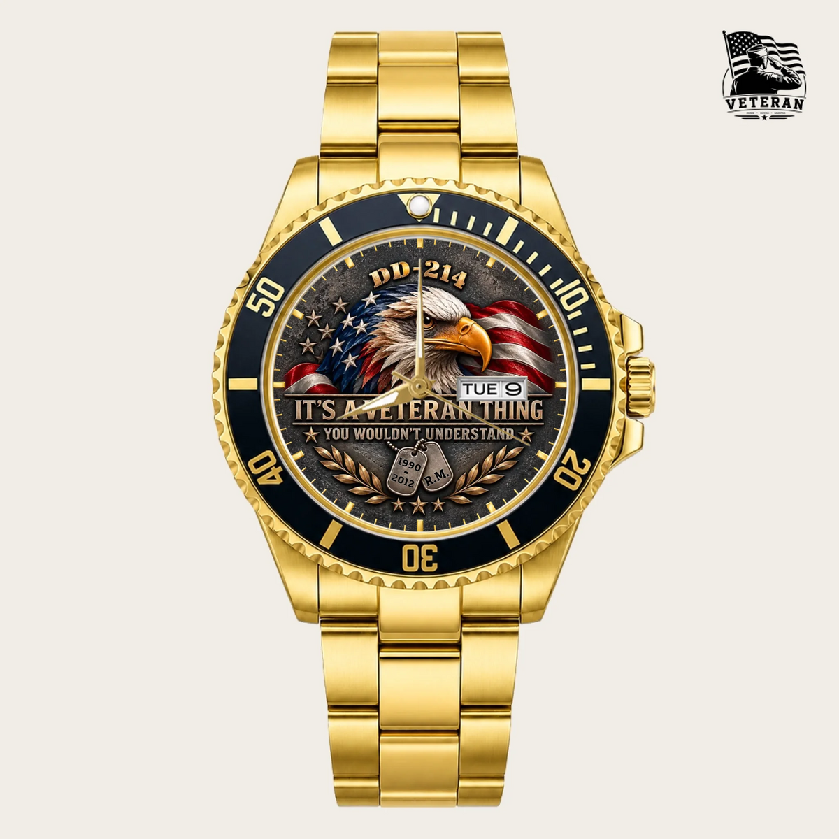 21_new2605custom-gold-black-alloy-watch