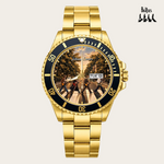 21_new2605custom-gold-black-alloy-watch