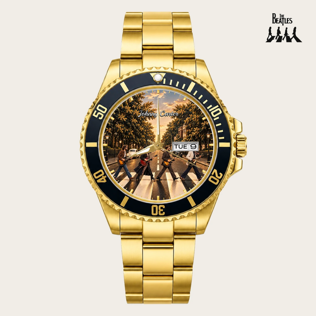 21_new2605custom-gold-black-alloy-watch