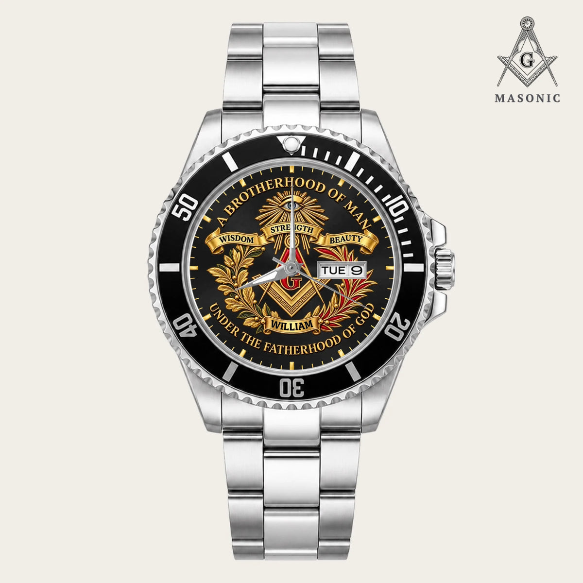 24_new2608-custom-silver-black-alloy-watch