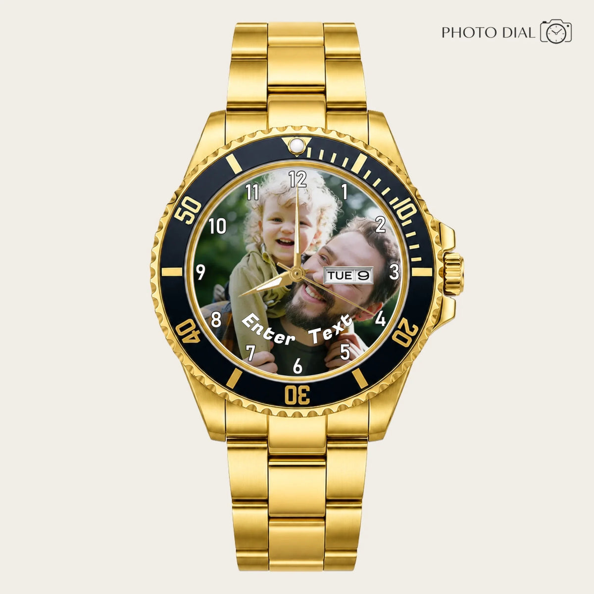 21_new2605custom-gold-black-alloy-watch