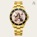 21_new2605custom-gold-black-alloy-watch