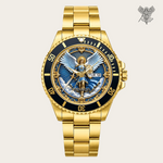 21_new2605custom-gold-black-alloy-watch