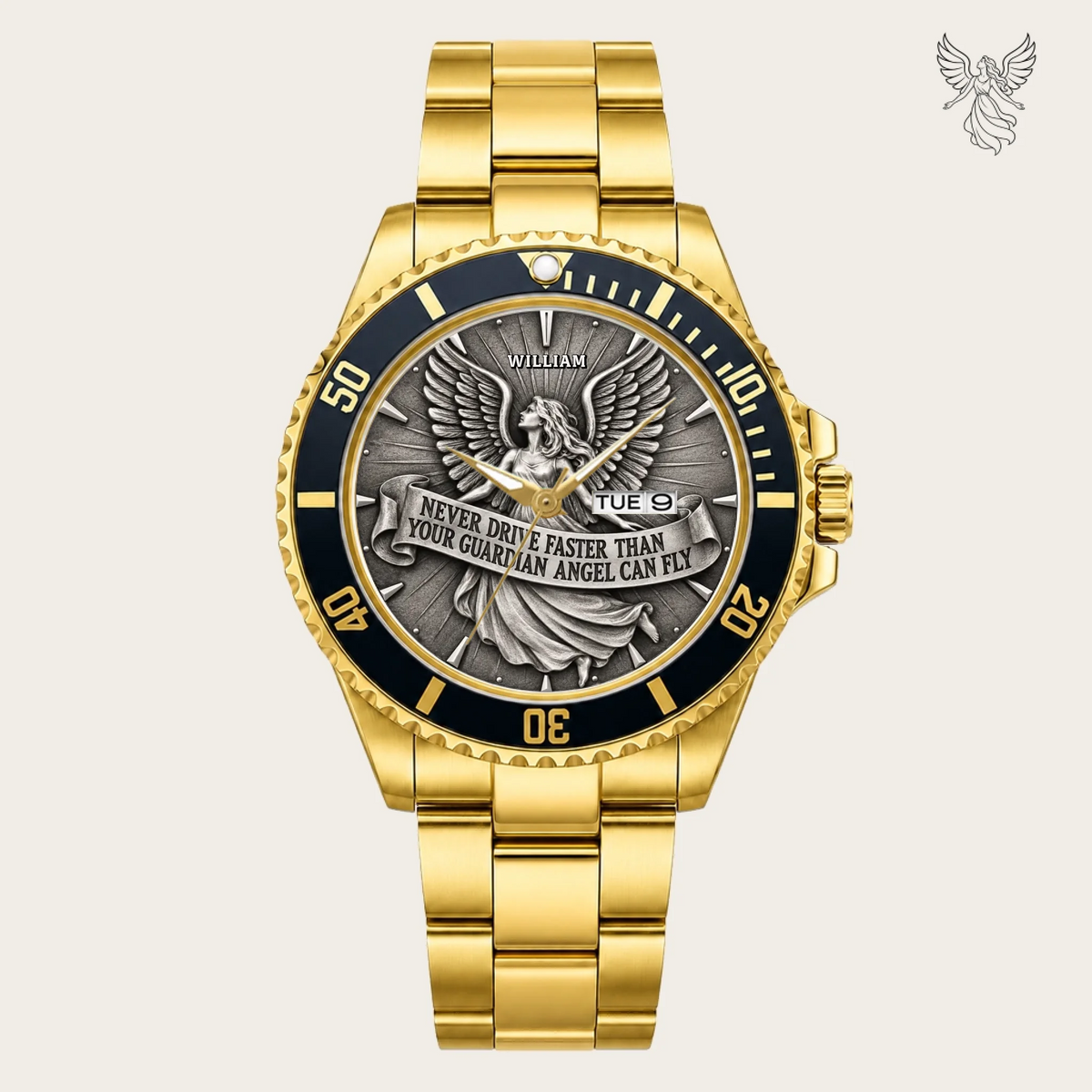 21_new2605custom-gold-black-alloy-watch