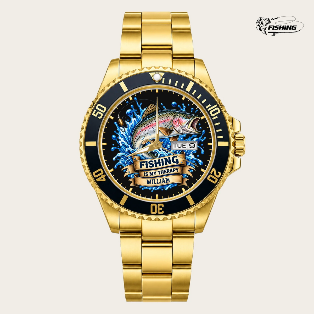 21_new2605custom-gold-black-alloy-watch