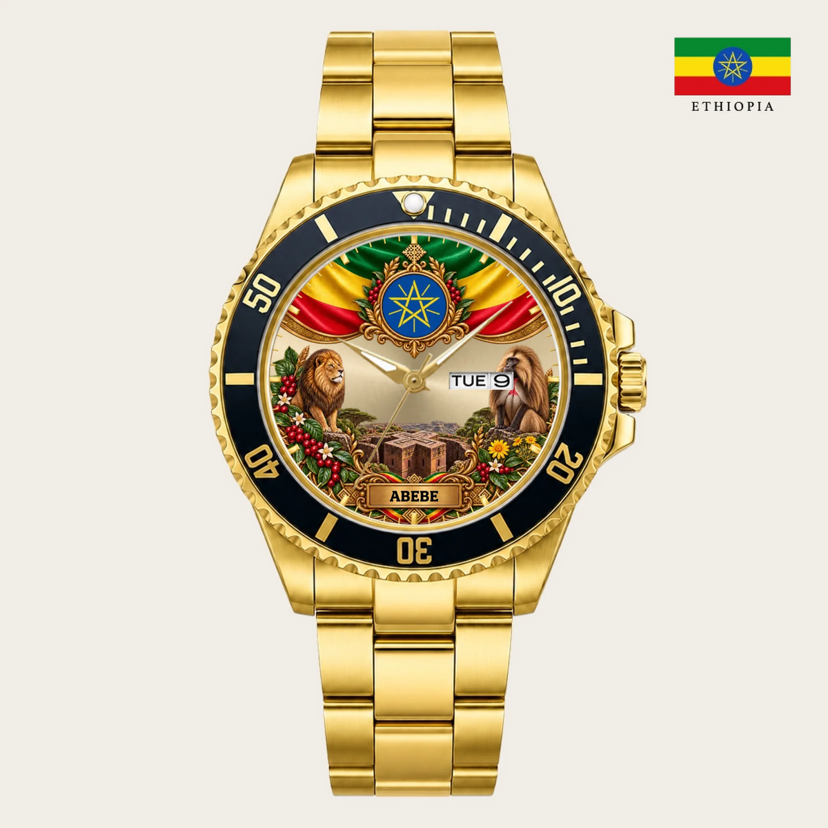 21_new2605custom-gold-black-alloy-watch