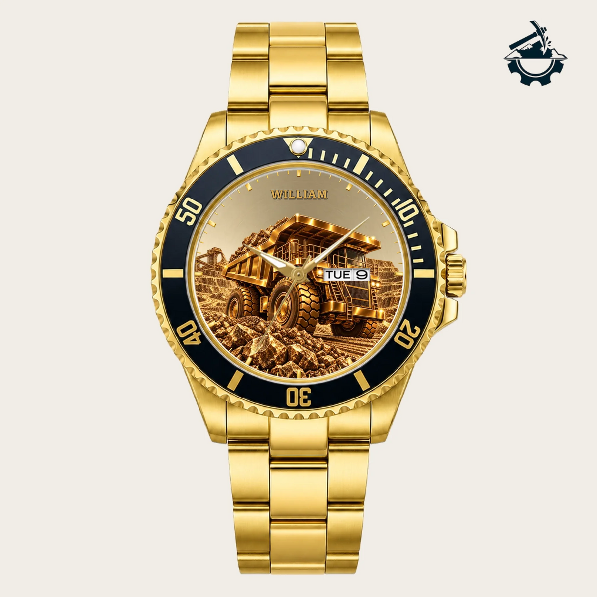 21_new2605custom-gold-black-alloy-watch