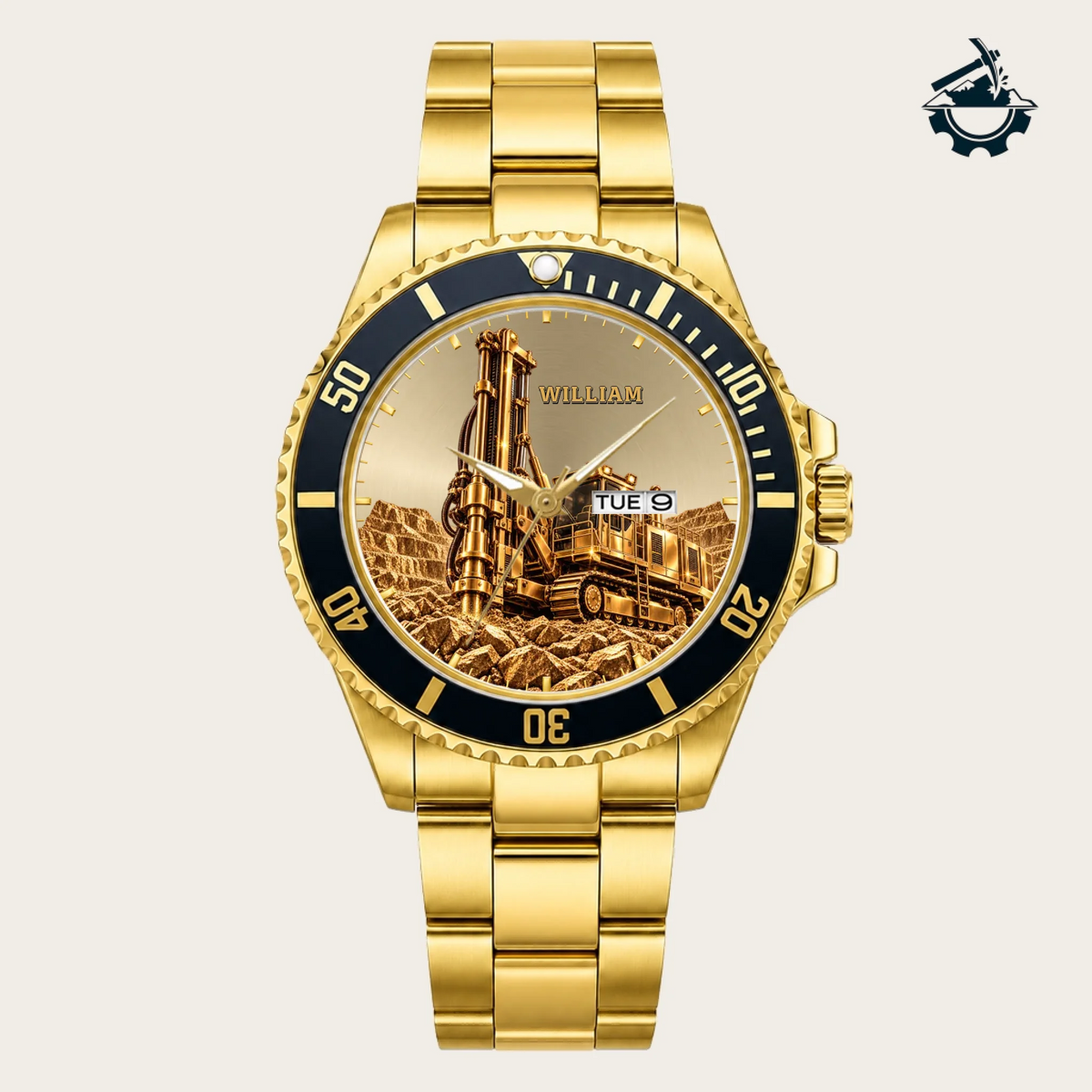21_new2605custom-gold-black-alloy-watch