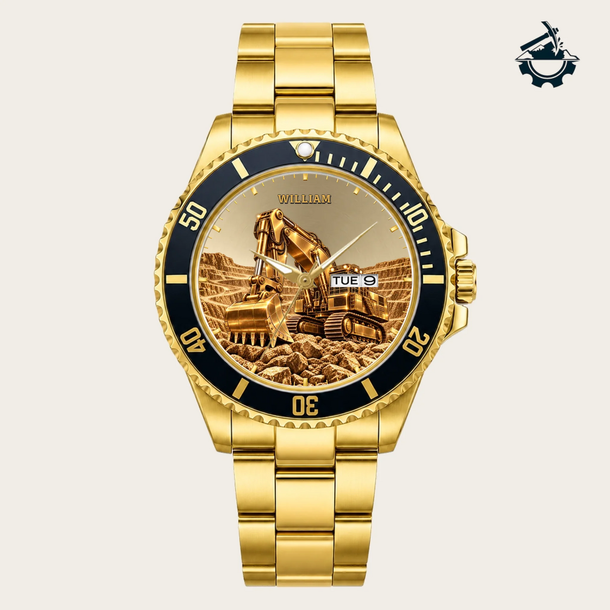 21_new2605custom-gold-black-alloy-watch
