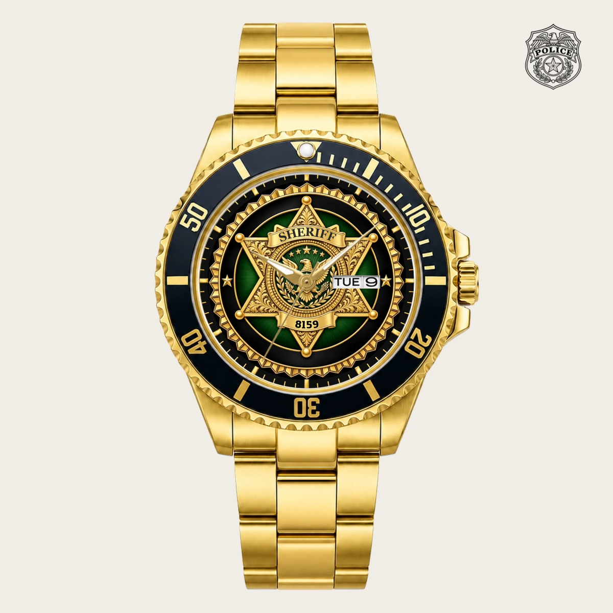 21_new2605custom-gold-black-alloy-watch