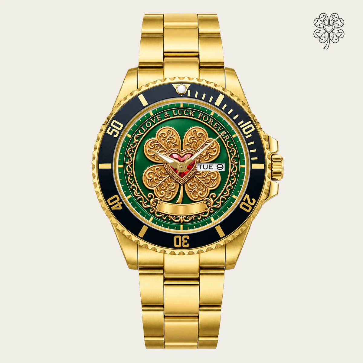 21_new2605custom-gold-black-alloy-watch