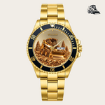 21_new2605custom-gold-black-alloy-watch