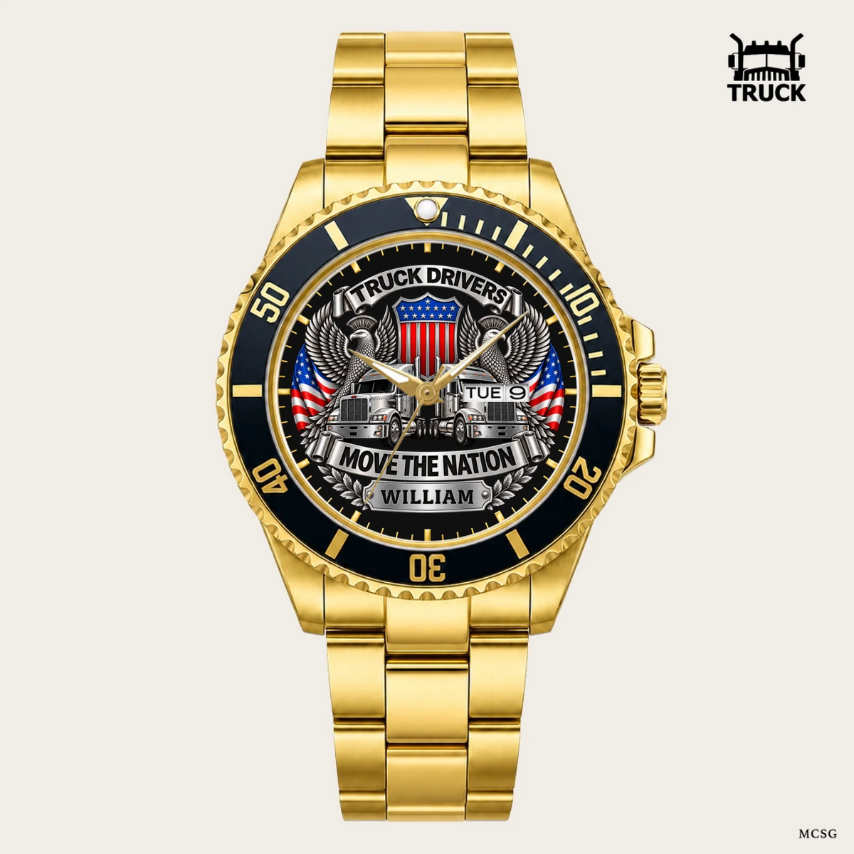 21_new2605custom-gold-black-alloy-watch