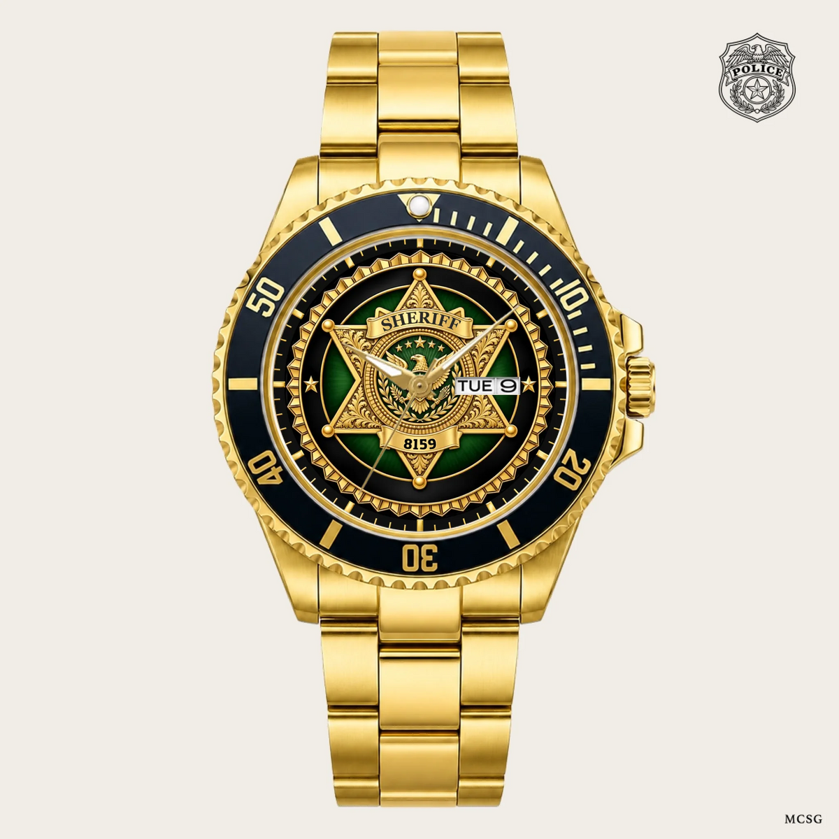 21_new2605custom-gold-black-alloy-watch